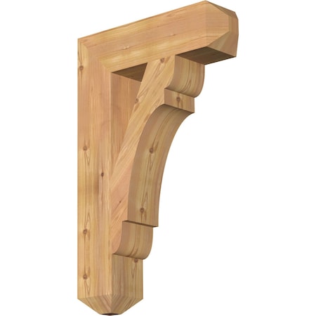 Ekena Millwork Olympic Craftsman Smooth Bracket, Western Red Cedar, 5 1/2"W x 22"D x 34"H BKT06X22X34OLY04SWR